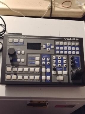 Vaddio ProductionVIEW HD Video Switcher Control Panel - Gray/Black/Blue